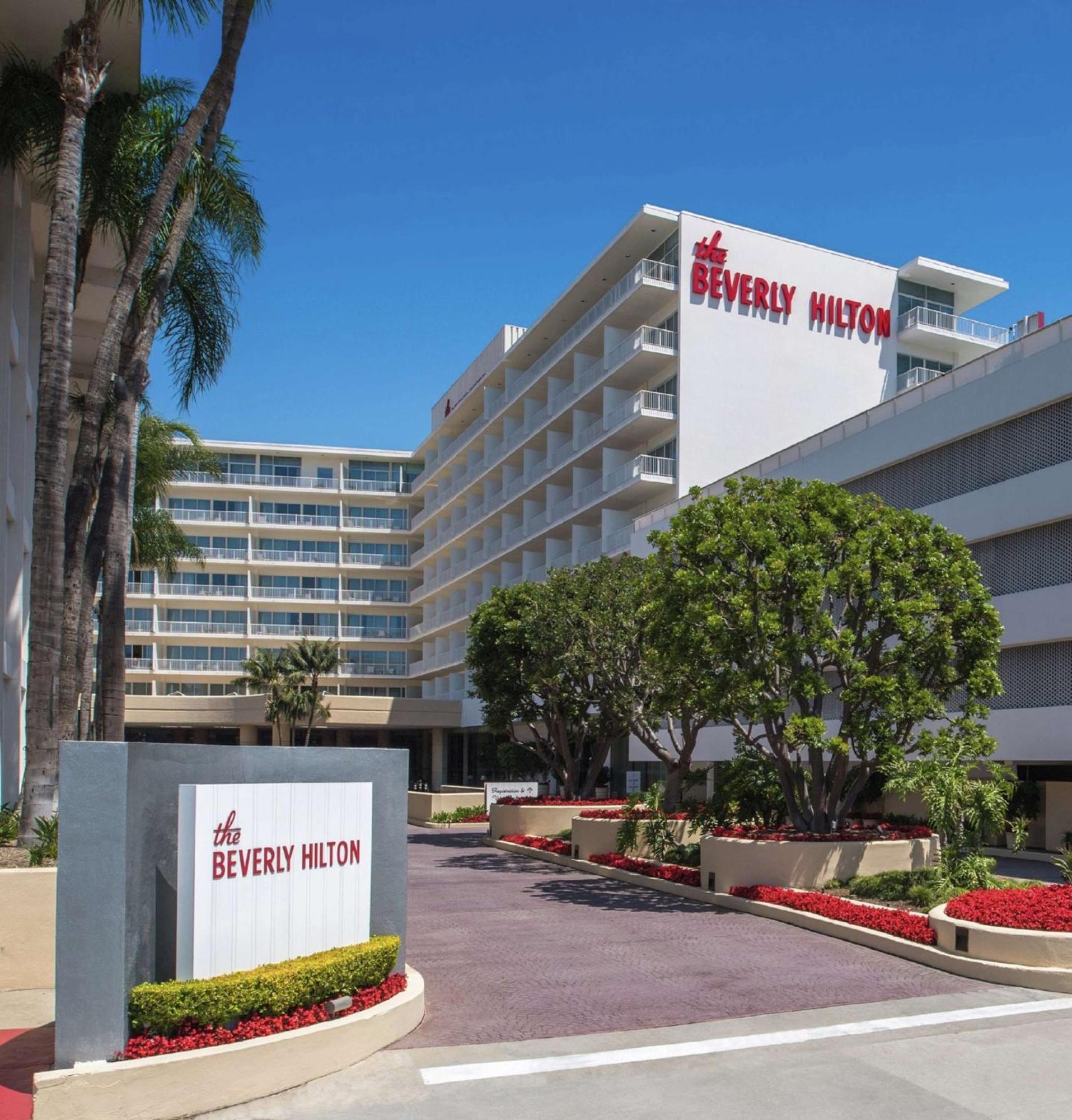 The Beverly Hilton Los Angeles Exterior foto